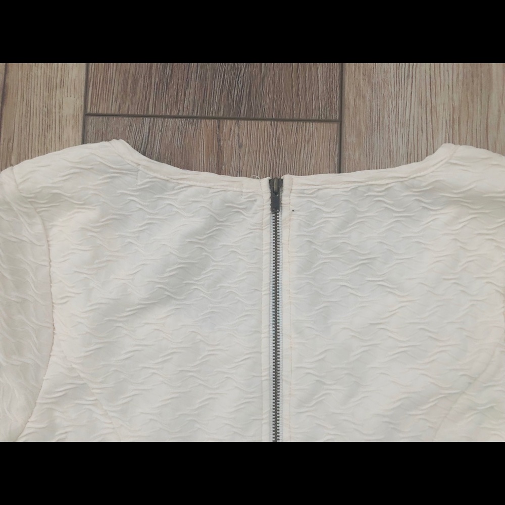 American Rag Cream Skater Dress w Crochet Detail - Picture 5 of 6